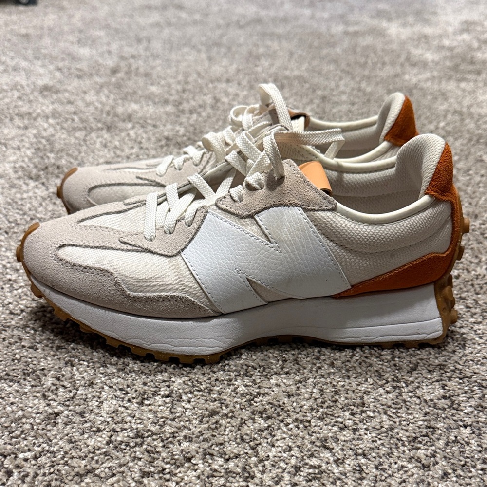 New Balance 327 Women's Sneakers in Cream and Tan